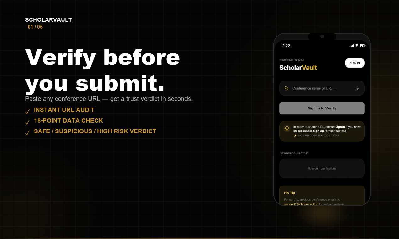 ScholarVault Platform